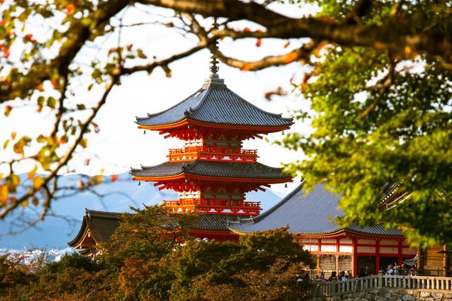 Kiyomizu-dera — templo sobre palafitas